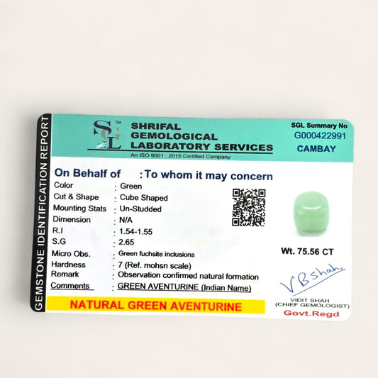 ग्रीन एवेंट्यूरिन टंबल स्टोन