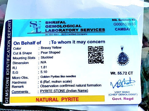 पाइराइट पेंडल