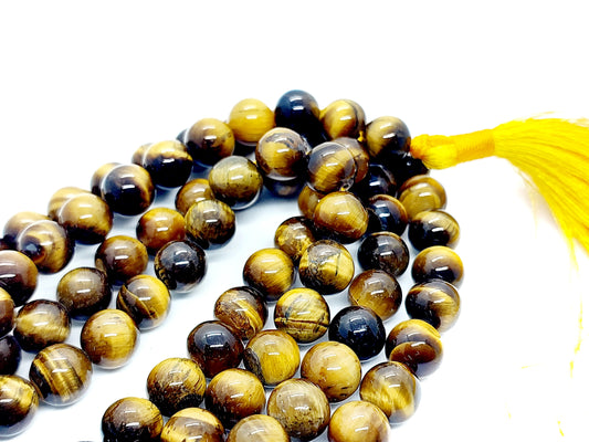 टाइगर आई स्टोन माला